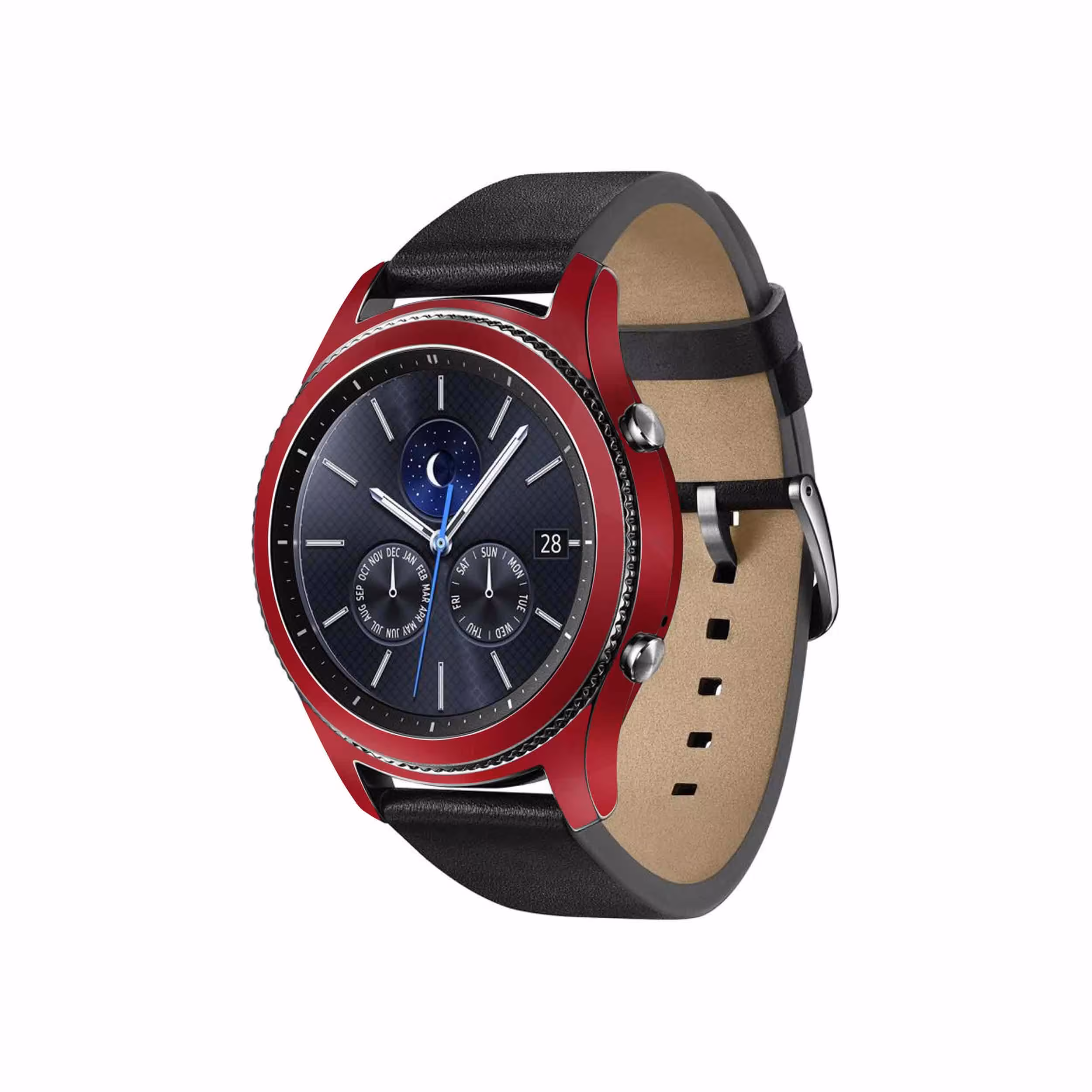 برچسب ماهوت طرح Matte-Warm-Red مناسب برای ساعت هوشمند سامسونگ Galaxy Gear S3 Classic