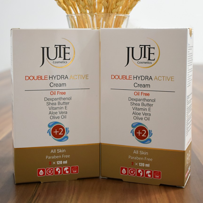 پک دو عددی کرم آبرسان هیدرواکتیو برند Jute(حاوی دو بطری 120ml)