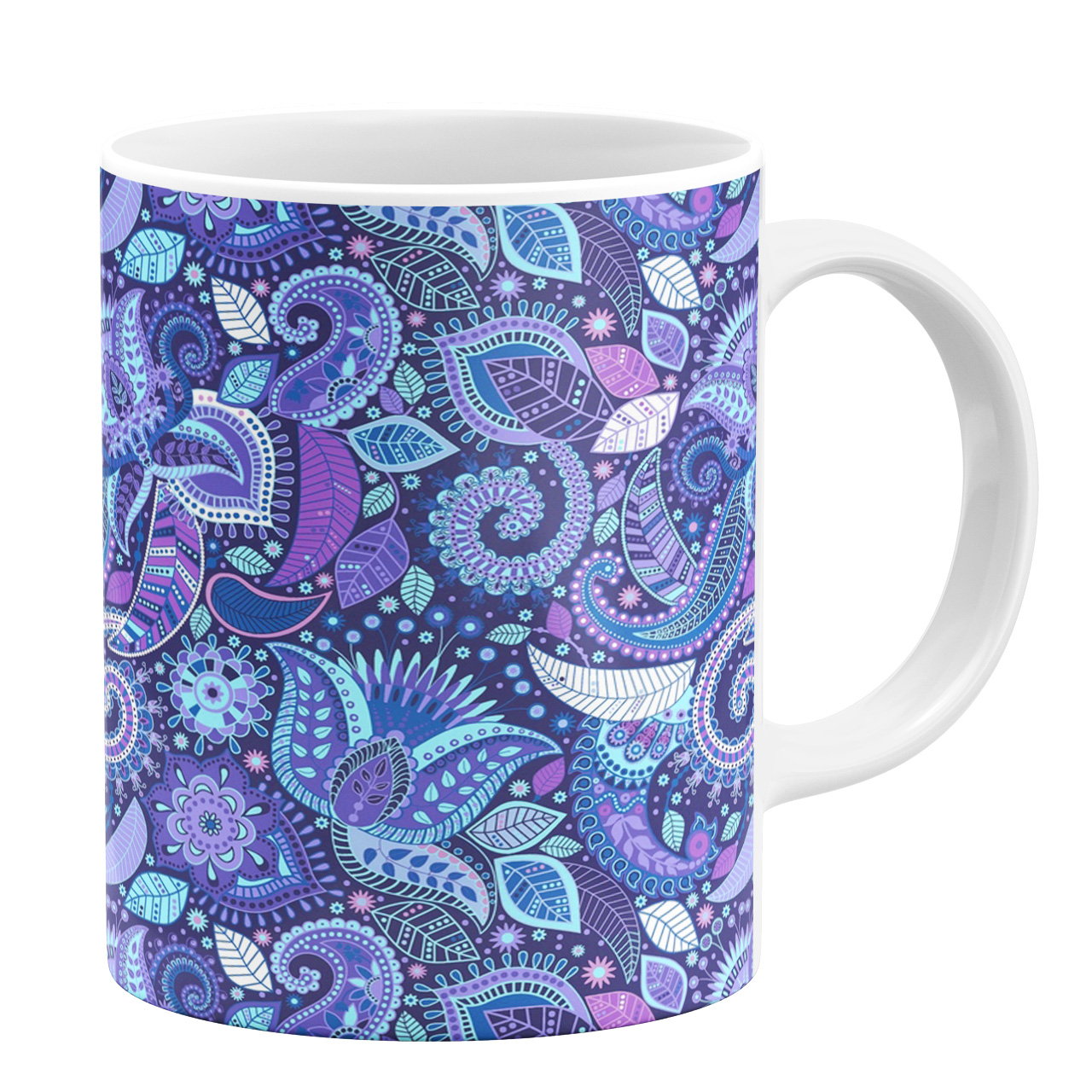 ماگ طرح گل و بوته کد 110329