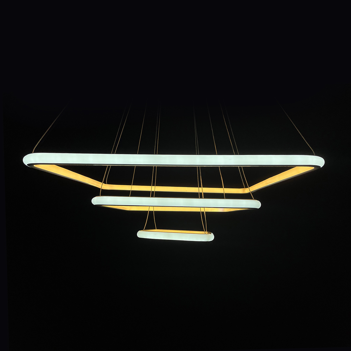 لوستر آویز  مدل مربع Am-1105