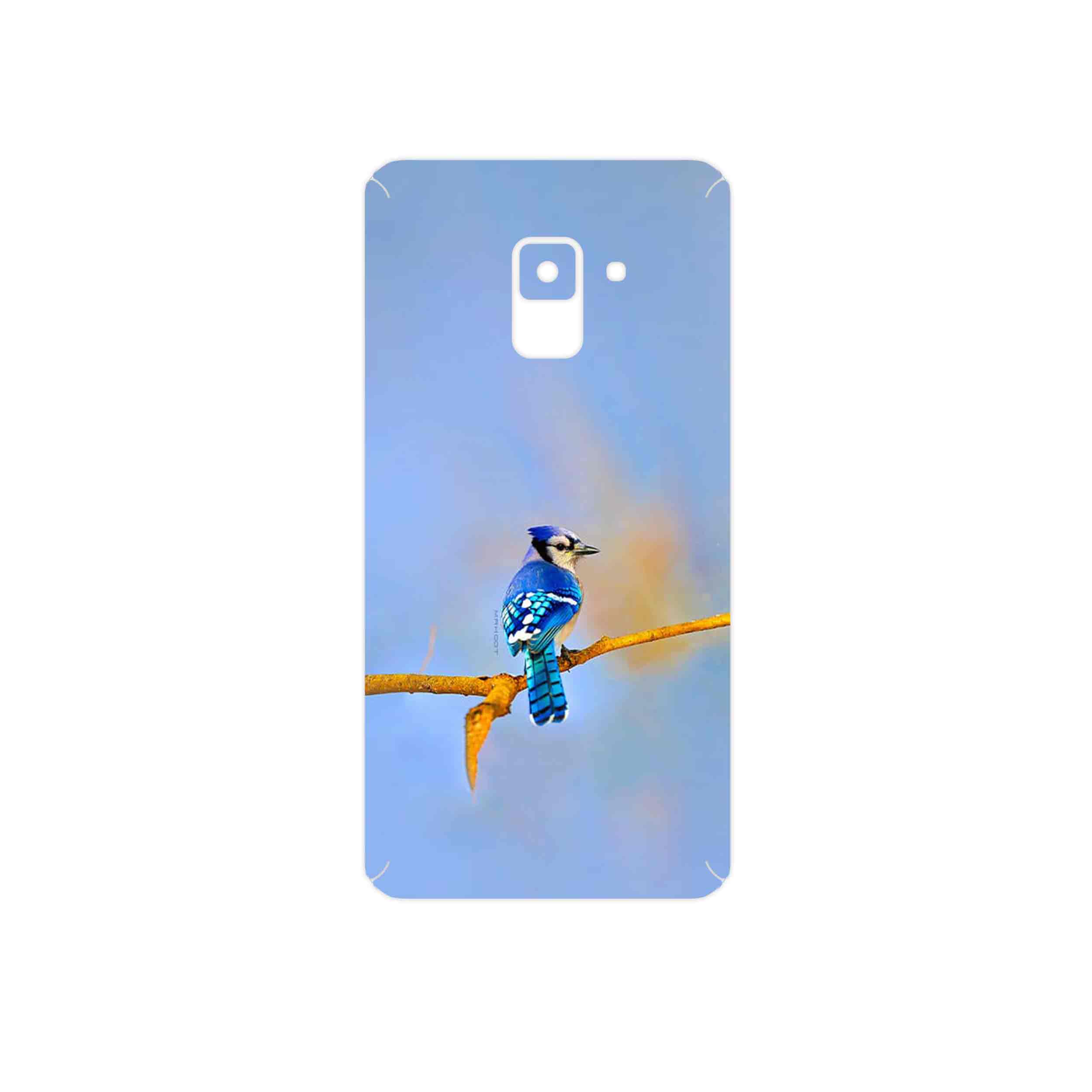 برچسب پوششی ماهوت مدل Cyanocitta cristata مناسب برای گوشی موبایل سامسونگ Galaxy A8 2018