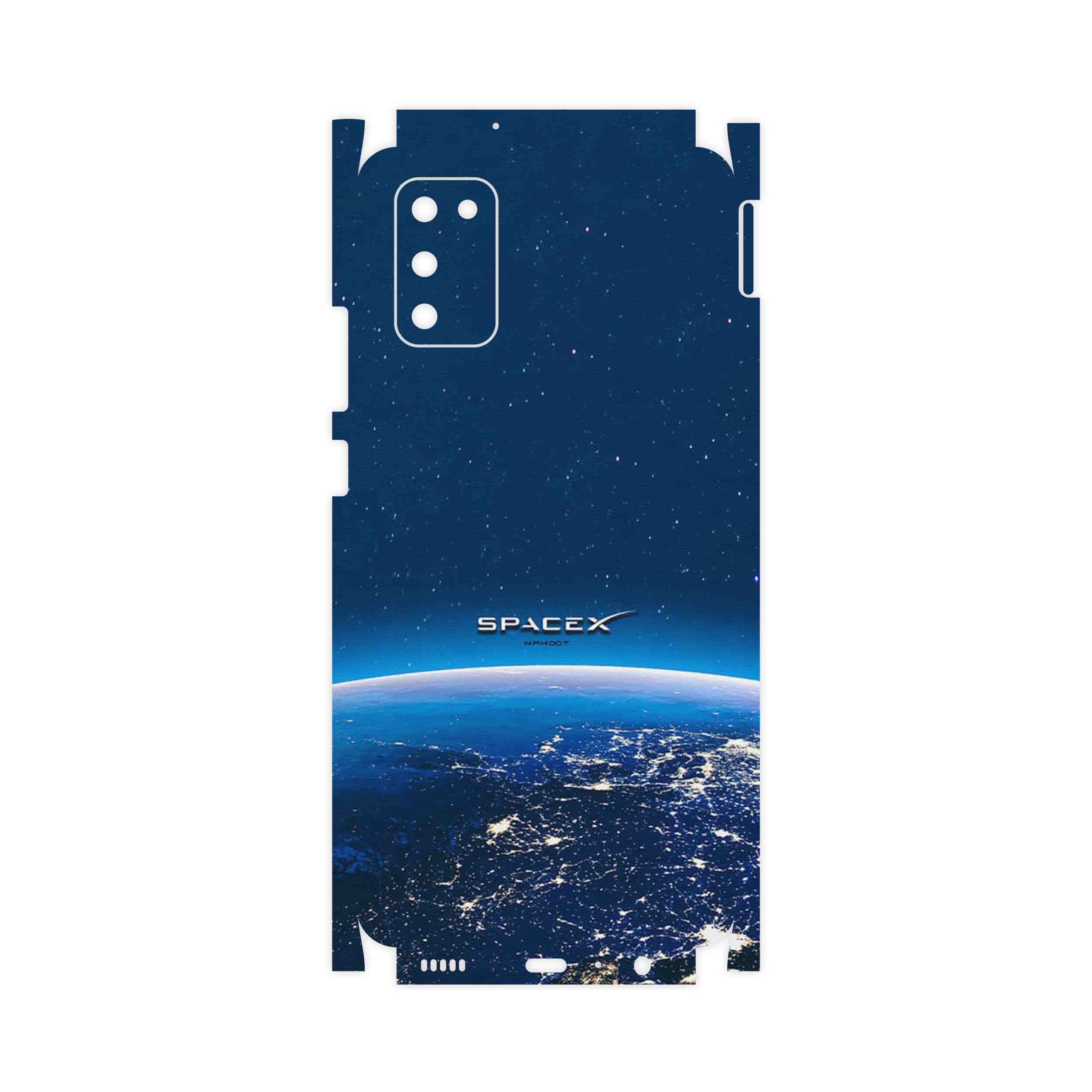 برچسب پوششی ماهوت مدل Space X-FullSkin مناسب برای گوشی موبایل سامسونگ Galaxy A02S