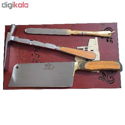 ابزار آشپزی استیل مروارید زنجان مدل AP مجموعه 18 عددی