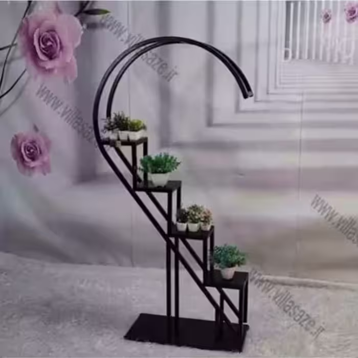 استند گل ویلا سازه طرح نیم قلب ارسال با باربری پس کرایه