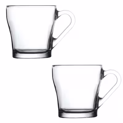 فنجان پاشاباغچه مدل کروم کد 55233 بسته دو عددی 