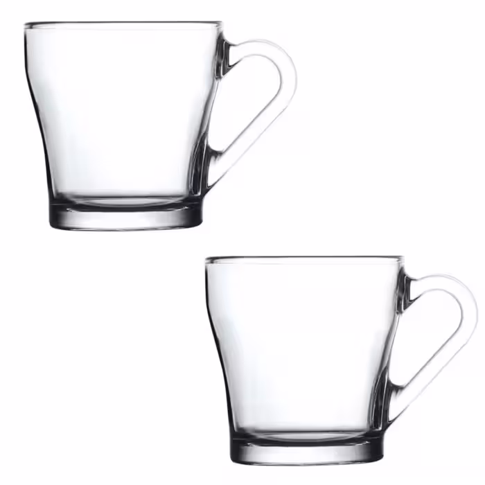 فنجان پاشاباغچه مدل کروم کد 55233 بسته دو عددی 