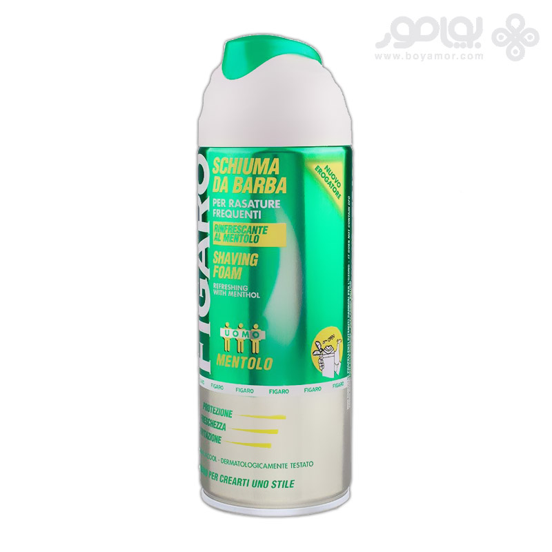 کف اصلاح مردانه فیگارو مدل MENTOLO حجم 400 میل