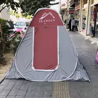 چادر مسافرتی 12 نفره فنری جنس برنو درجه یک با کف ضخیم و زیپ بزرگ
