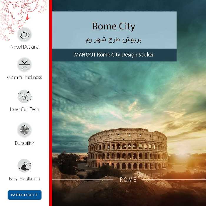 برچسب پوششی ماهوت مدل Rome City مناسب برای گوشی موبایل لنوو A7010
