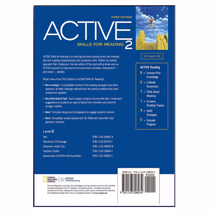 کتاب زبان Active Skills For Reading 3rd 2 اثر Neil J Aderson انتشارات هدف نوین