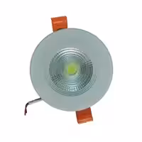 چراغ سقفی سی او بی 7 وات اپتونیکا مدل OP-DLQ5607R بسته 8 عددی