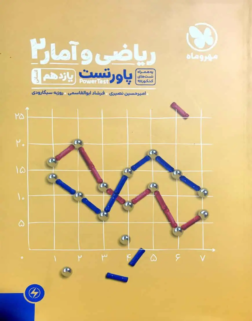 ریاضی و آمار 2 یازدهم پاور تست مهر و ماه - بانک کتاب ماندگار-قیمت-خرید-کتاب-کمک-درسی-کنکور-دانشگاهی