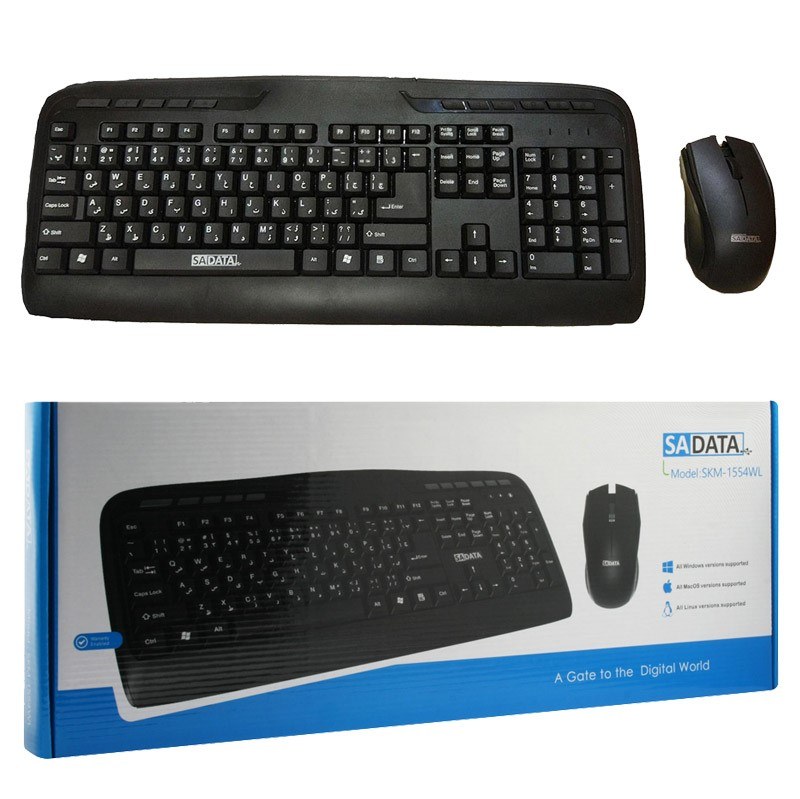 	کیبورد و ماوس بی سیم سادیتا مدل SKM-1554WL