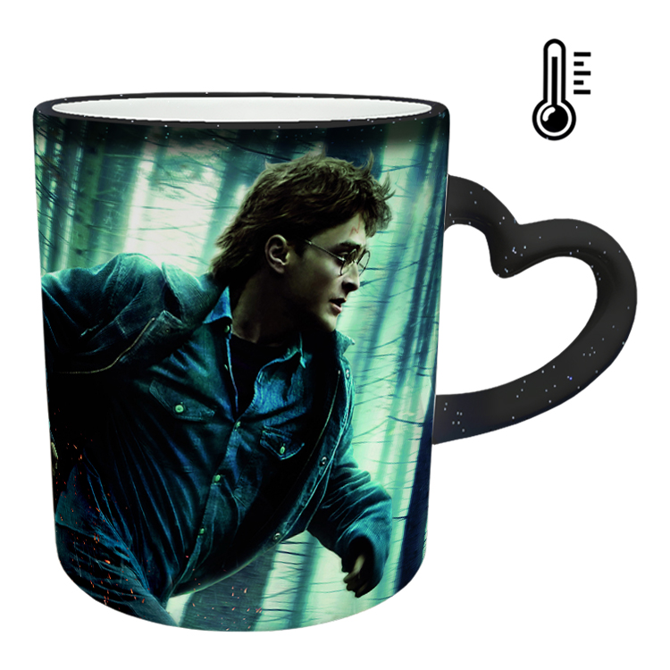 ماگ حرارتی مدل دسته قلبی اکلیلی طرح هری پاتر کد 2