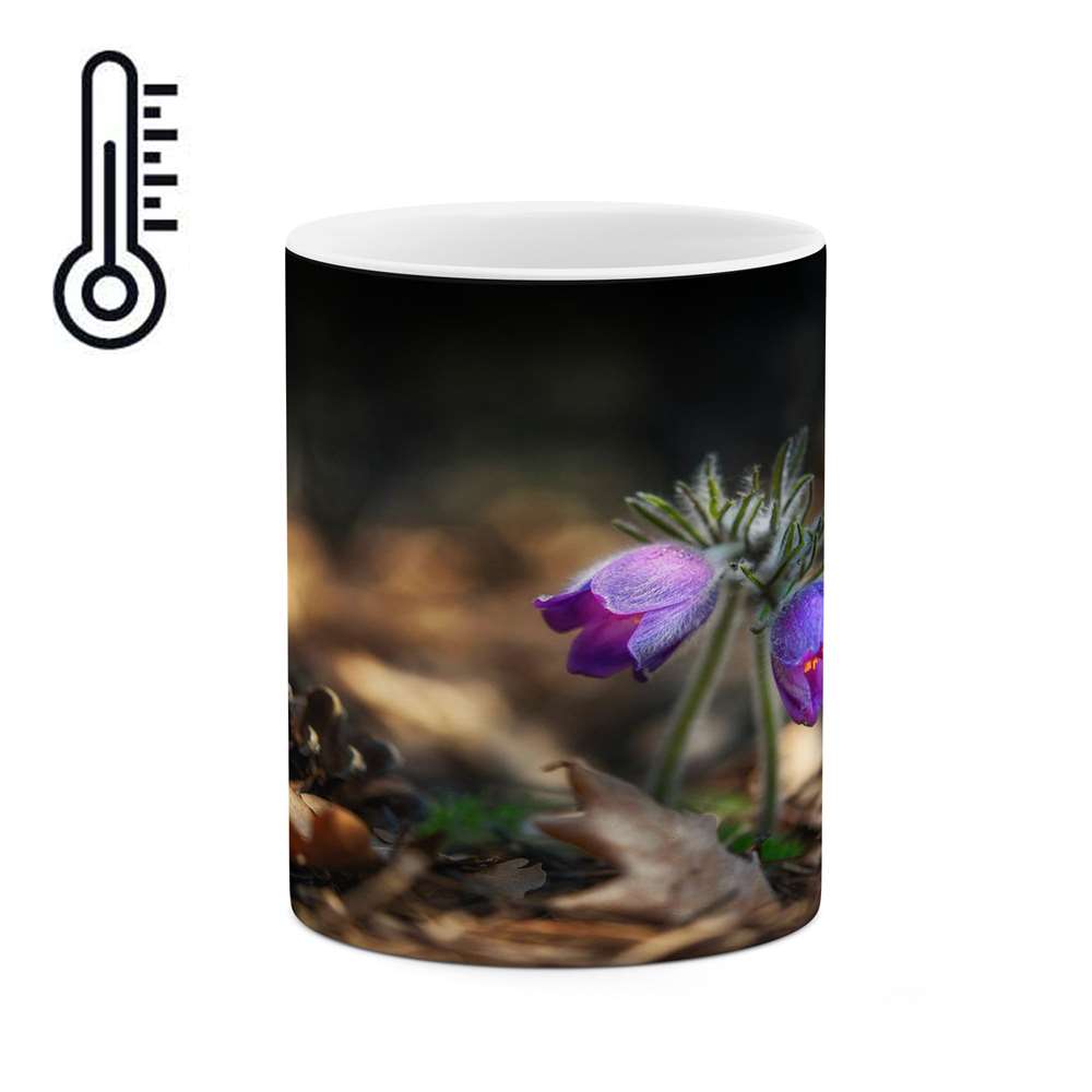 ماگ حرارتی کاکتی طرح گل مدل mgh14476