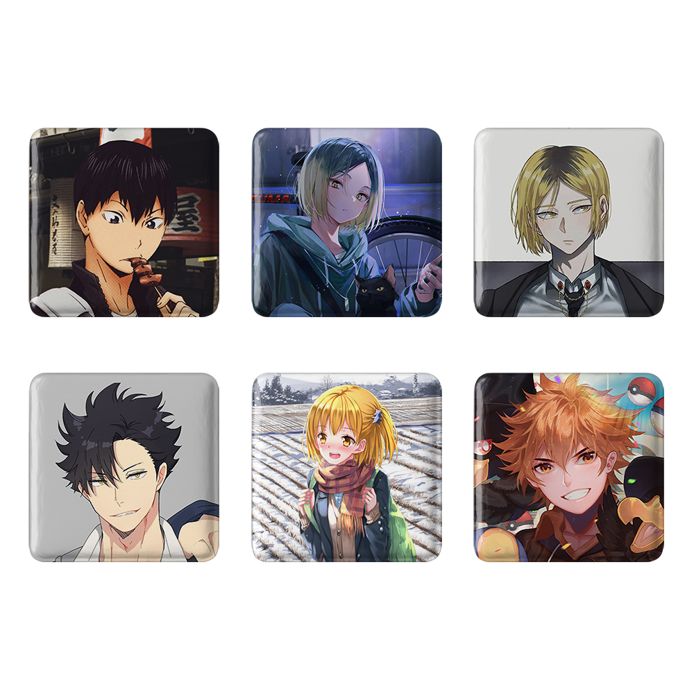 پیکسل خندالو مدل انیمه هایکیو Haikyu کد 982B مجموعه 6 عددی