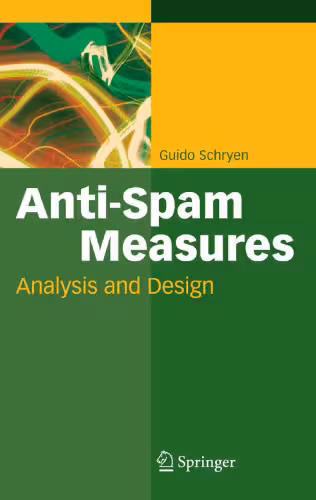 خرید و دانلود نسخه کامل کتاب Anti-Spam Measures: Analysis and Design