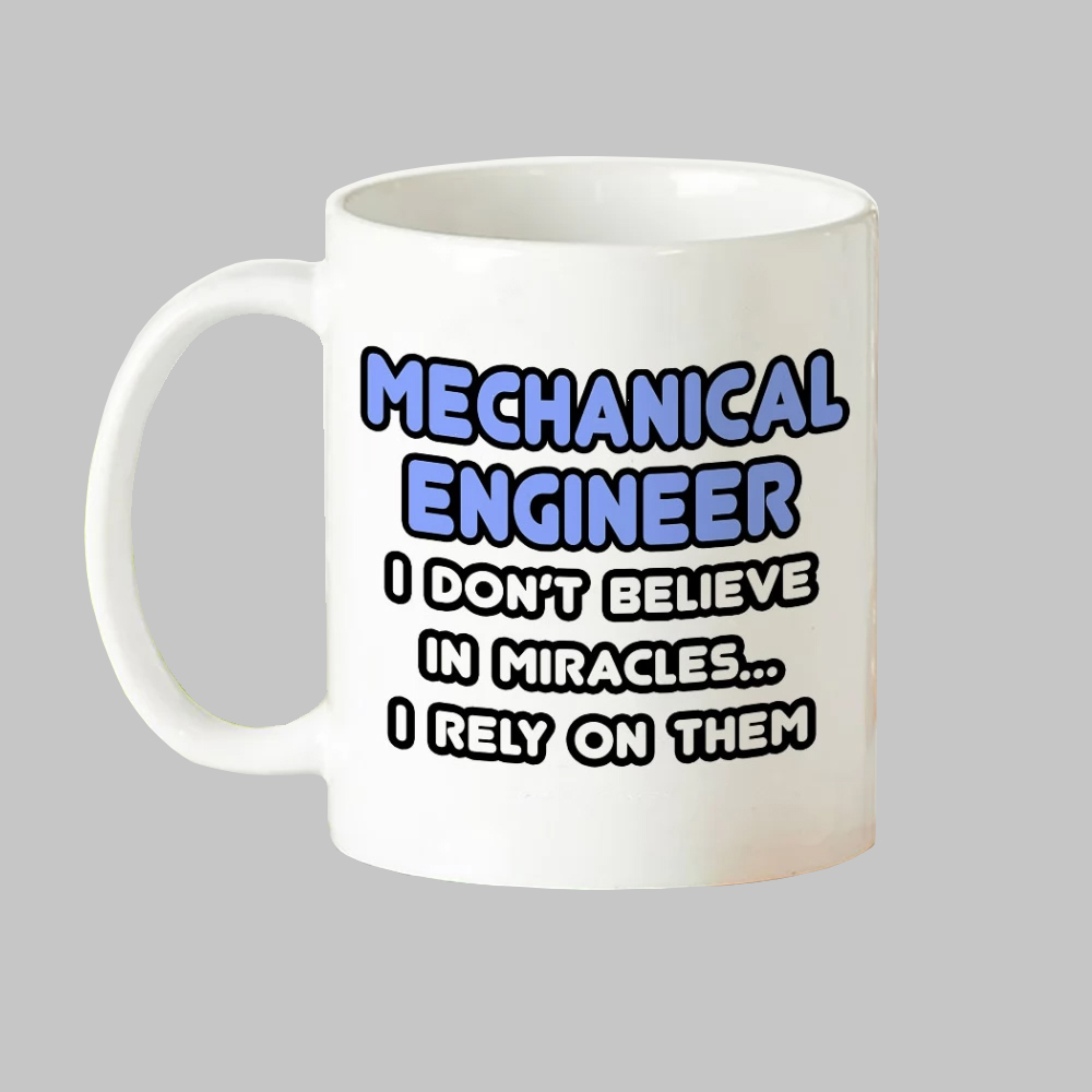 ماگ طرح دانشجو مهندسی مکانیک