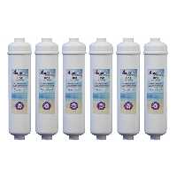 فیلتر یخچال ساید بای ساید آکوا پیورست مدل COCONUT SHELL 2500G مجموعه 6 عددی