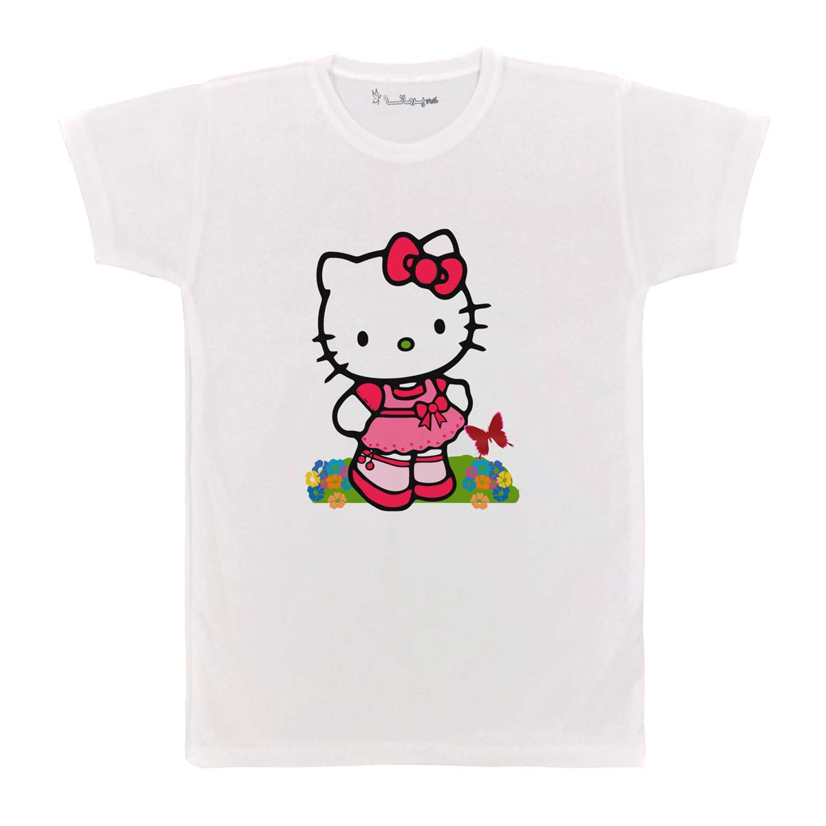 تی شرت بچگانه پرمانه طرح Kitty کد pmt.2368