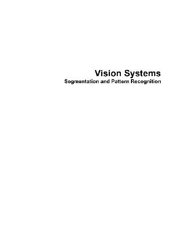 خرید و دانلود نسخه کامل کتاب Vision systems: segmentation and pattern recognition