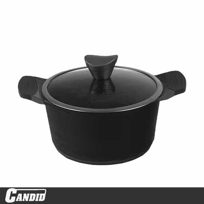 قابلمه 24 سانتی کاندید مدل اوشن گرانیتی مشکی