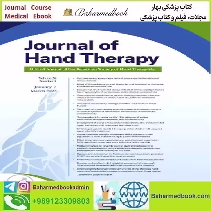 Journal of Hand Therapy Volume 36 Issue 1 2023 TRU