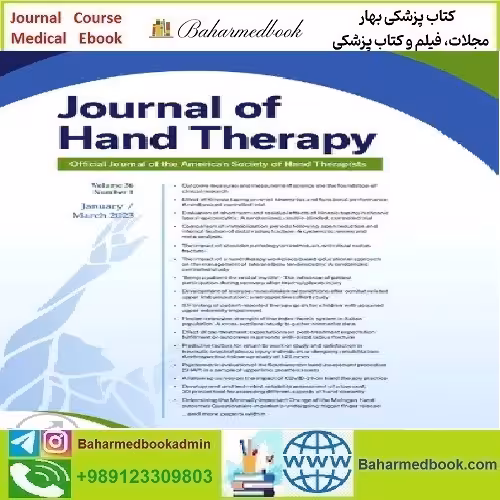 Journal of Hand Therapy Volume 36 Issue 1 2023 TRU
