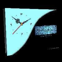 ساعت رومیزی تایپوگرافی فارسی طرح J 14