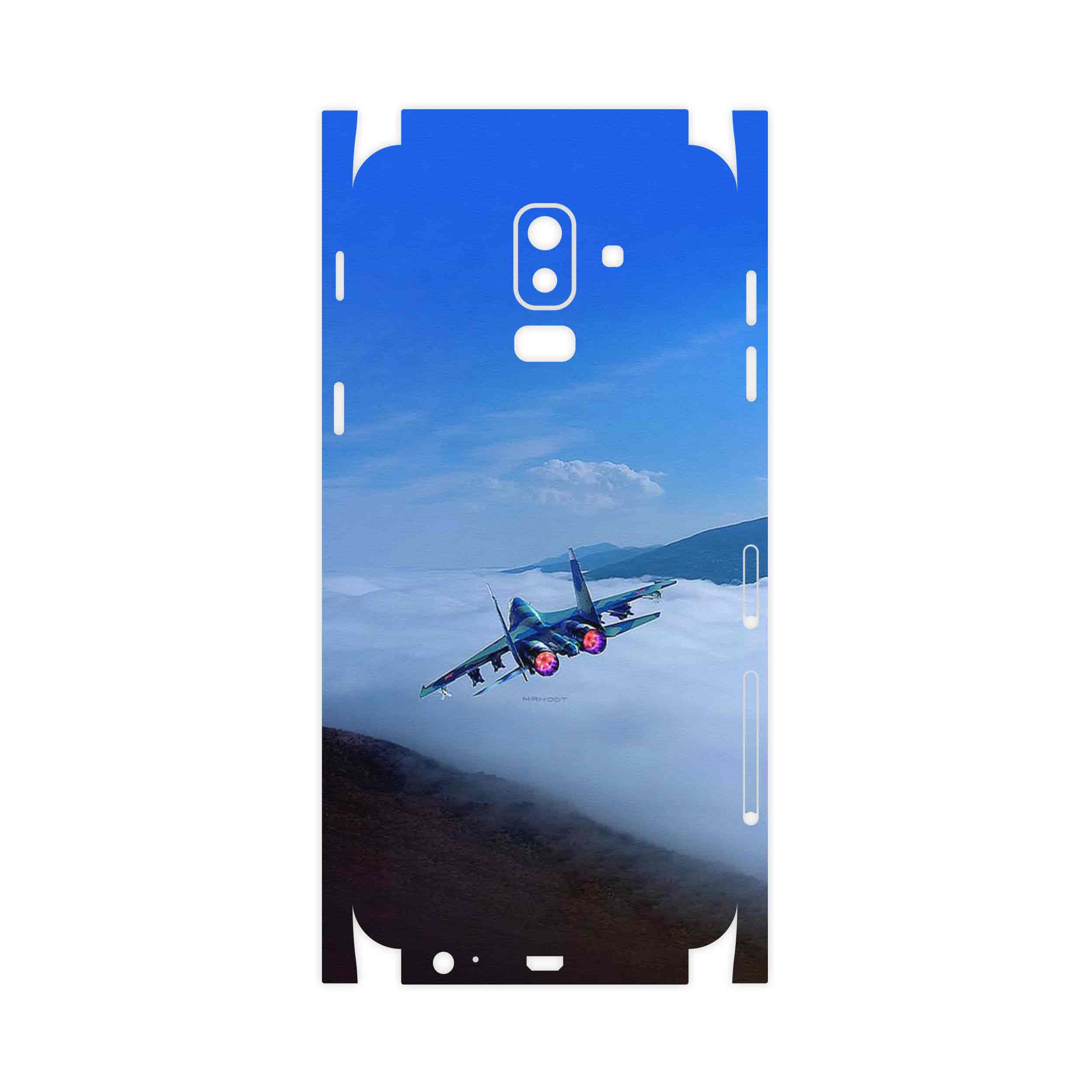 برچسب پوششی ماهوت مدل Fighter plane Su27-FullSkin مناسب برای گوشی موبایل سامسونگ Galaxy J8