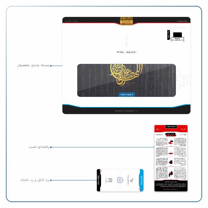 برچسب پوششی ماهوت مدل Salavat مناسب برای تبلت هوآوی Mediapad M6 10.8 2019