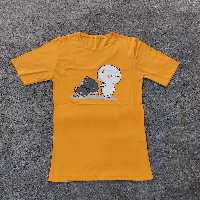 تی شرت لانگ طرح کارتونی