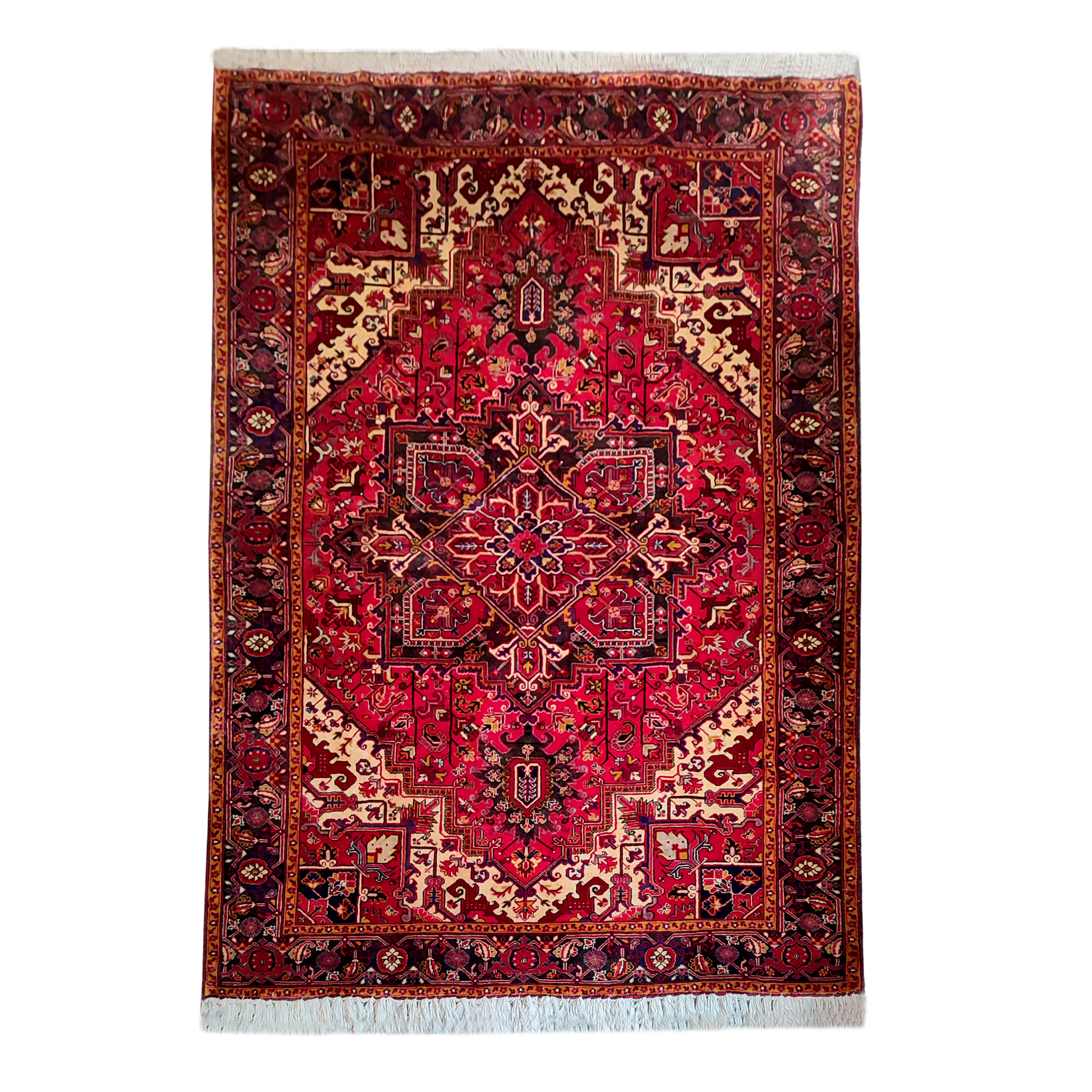 فرش دستباف شش متری طرح هریس مدل حریر HA