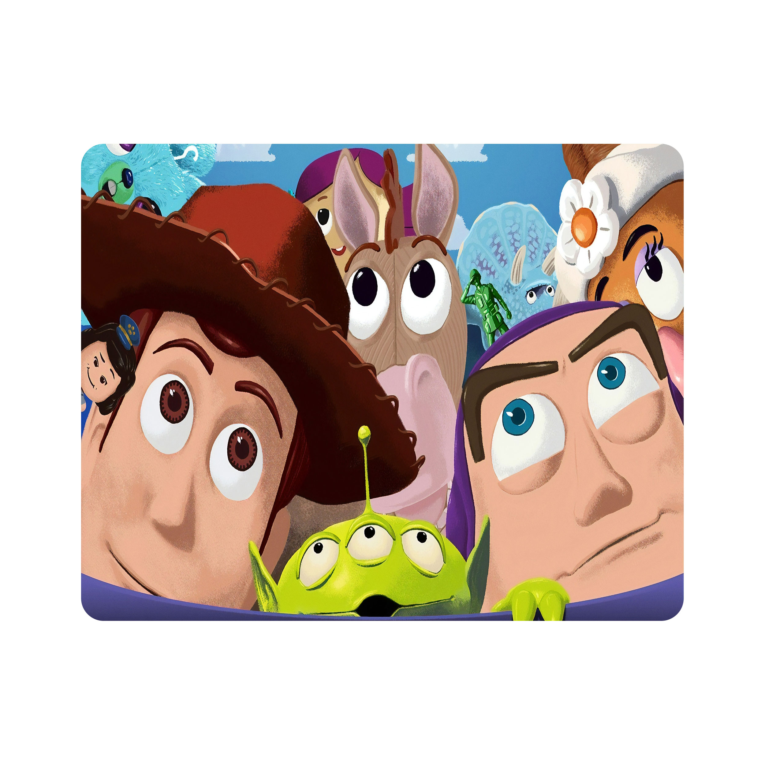 ماوس پد اطلس آبی طرح کارتون اسباب بازی ها مدل T6718