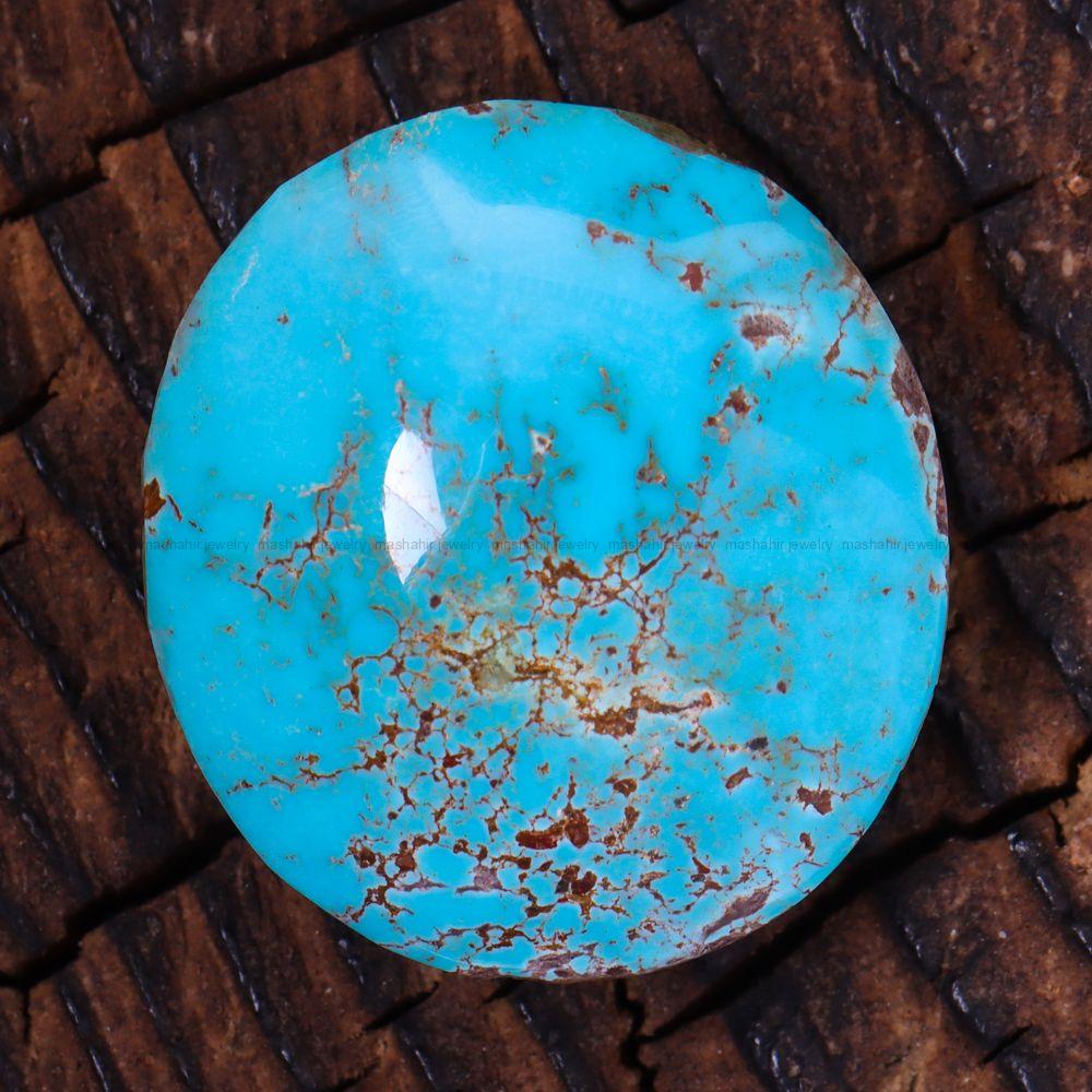 نگین فیروزه شجری کد 12621 - جواهری مشاهیر