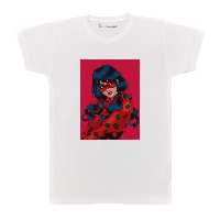 تی شرت بچگانه پرمانه طرح دختر کفشدوزکی کد pmt.5214