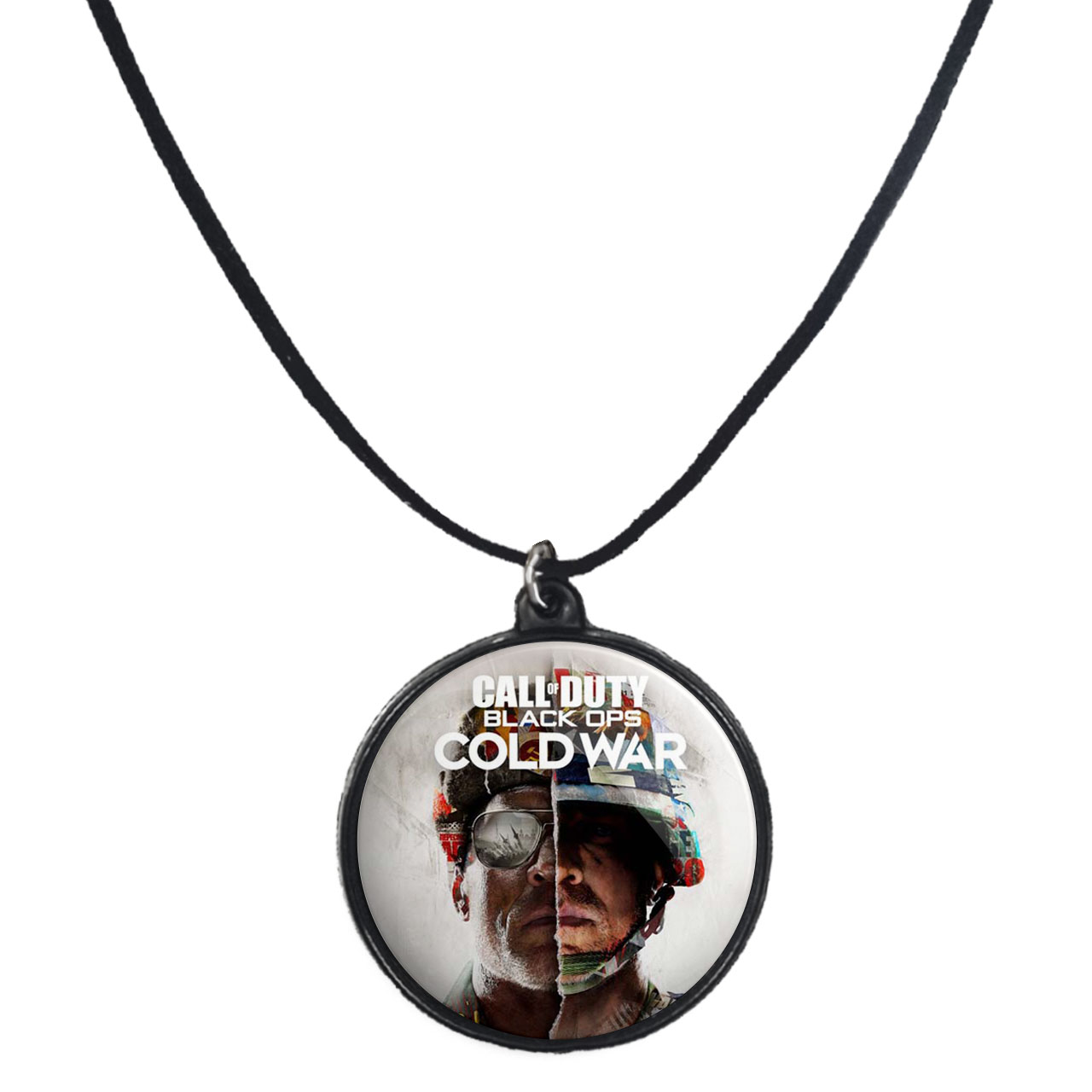 گردنبند پرمانه طرح call of duty کد pmb.2180 مدل دو طرفه