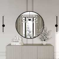 آینه مدل گرد طرح ظریف کد F-60