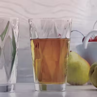 لیوان زنگان گلس مدل آکوا 1107 بسته 6 عددی