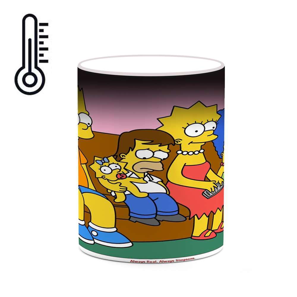 ماگ حرارتی کاکتی طرح کارتون سیمپسون مدل mgh23754