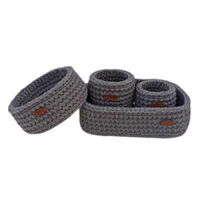  سبد قلاب بافی تریکو کد 38 مجموعه 4 عددی