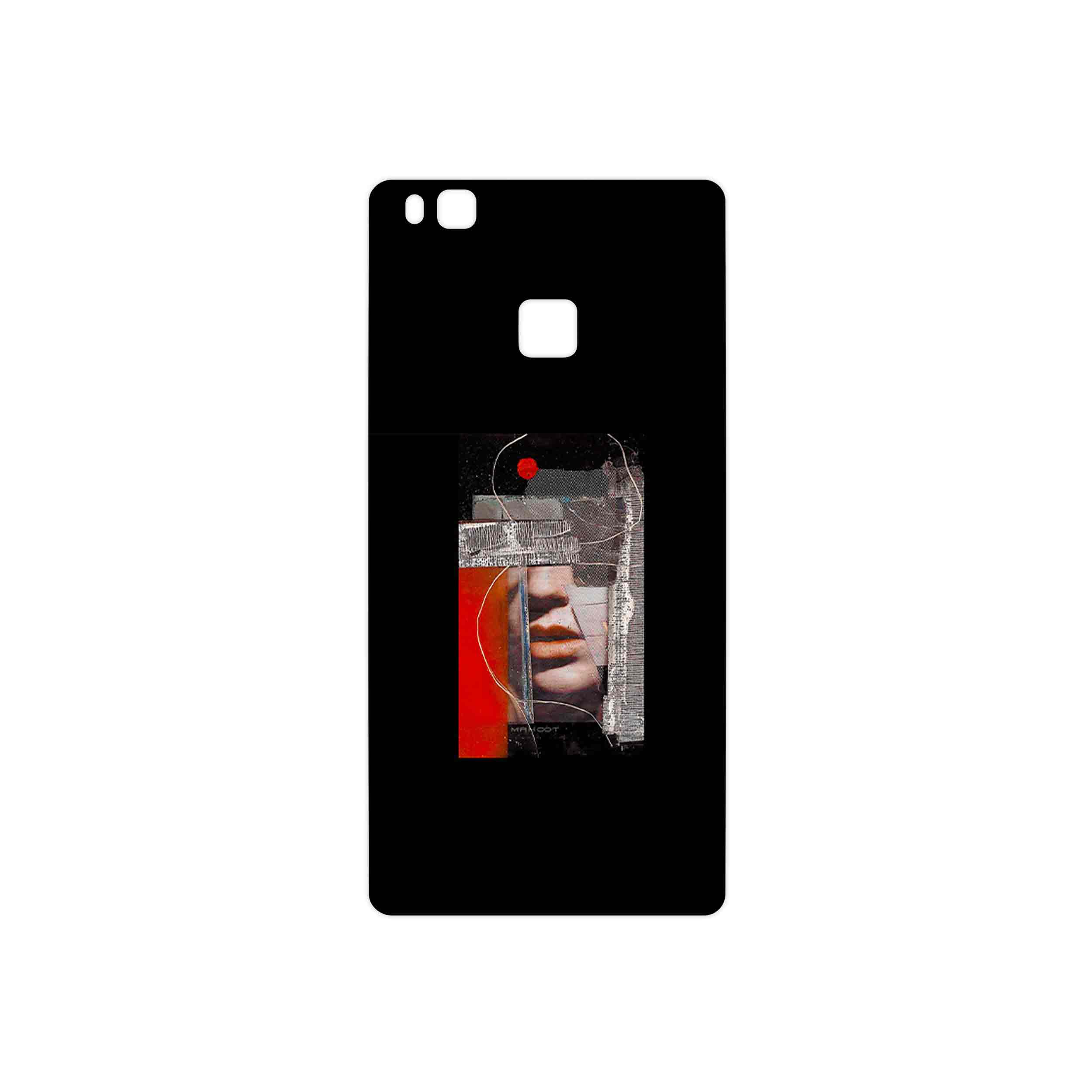 برچسب پوششی ماهوت مدل Collage of Mouth مناسب برای گوشی موبایل هوآوی P9 Lite