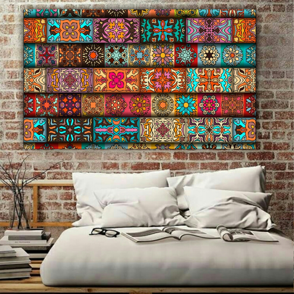 تابلو بوم مدل نگاره ی رنگ ها کد AR8810