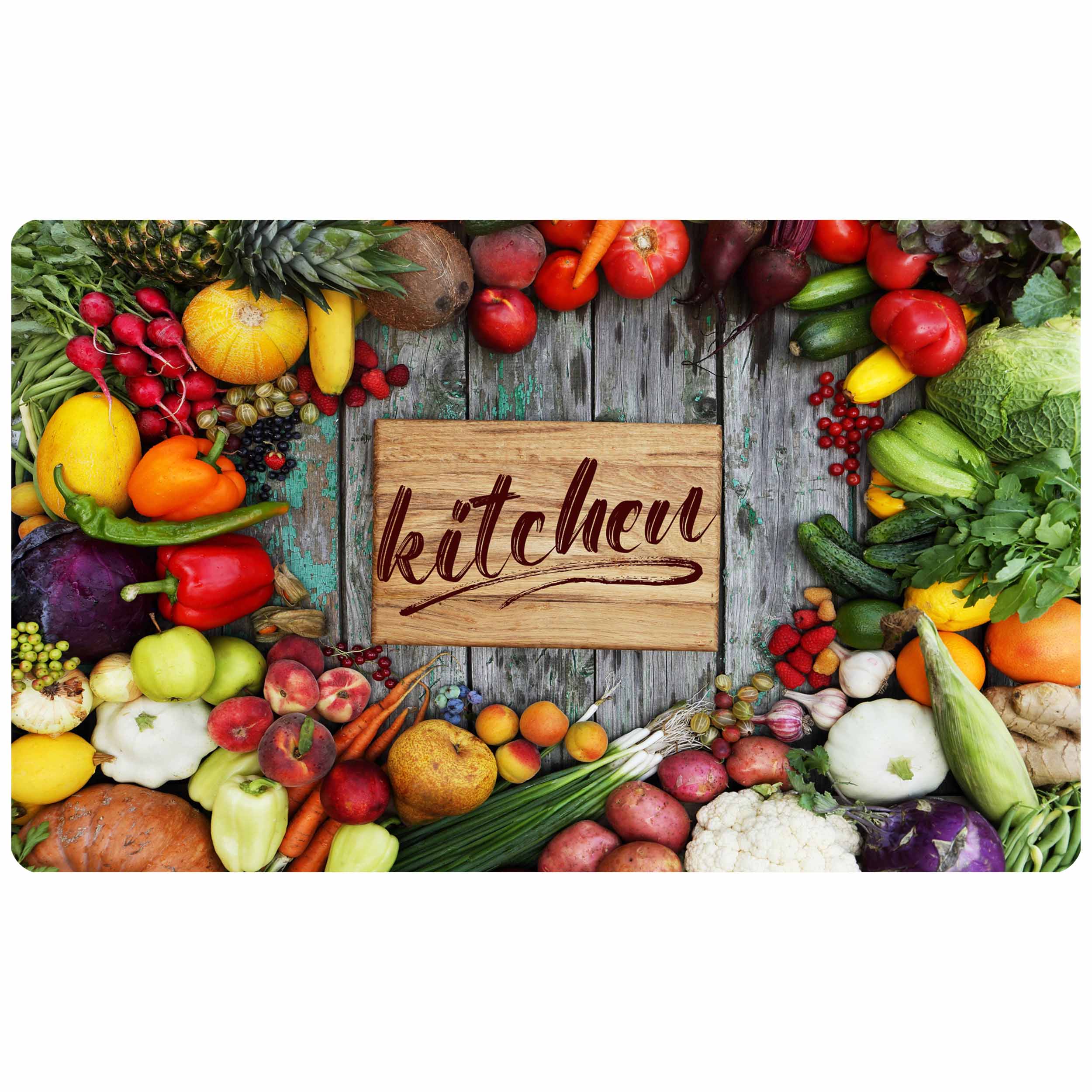 آبگیر کنار سینک مدل سه لایه رویه مخمل طرح kitchen کد 2606 