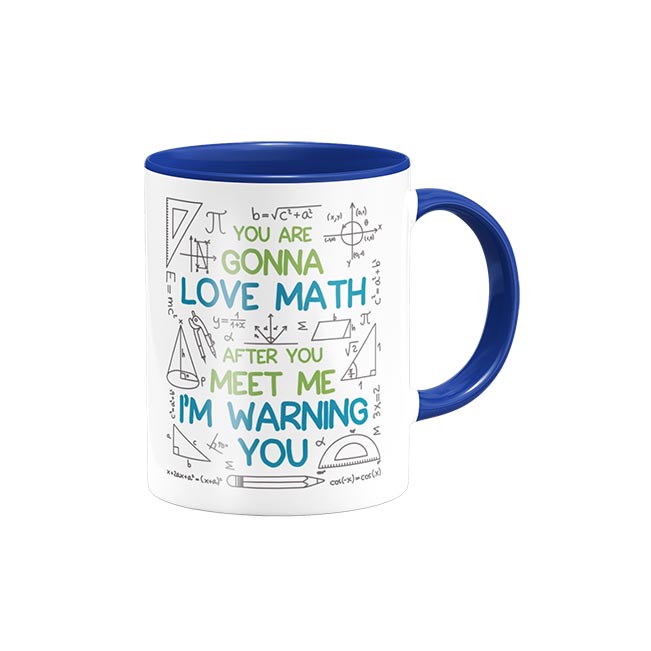 ماگ طرح معلم ریاضی کد 03