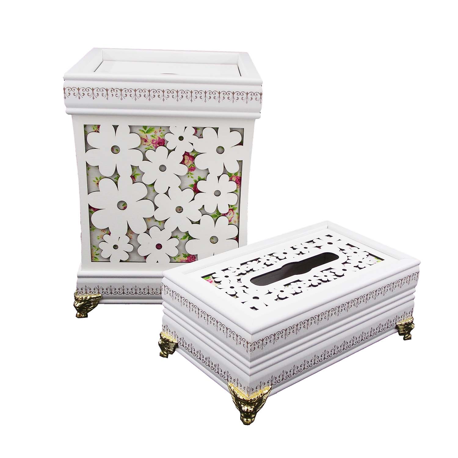 ست سطل و جای دستمال کاغذی کد M-303