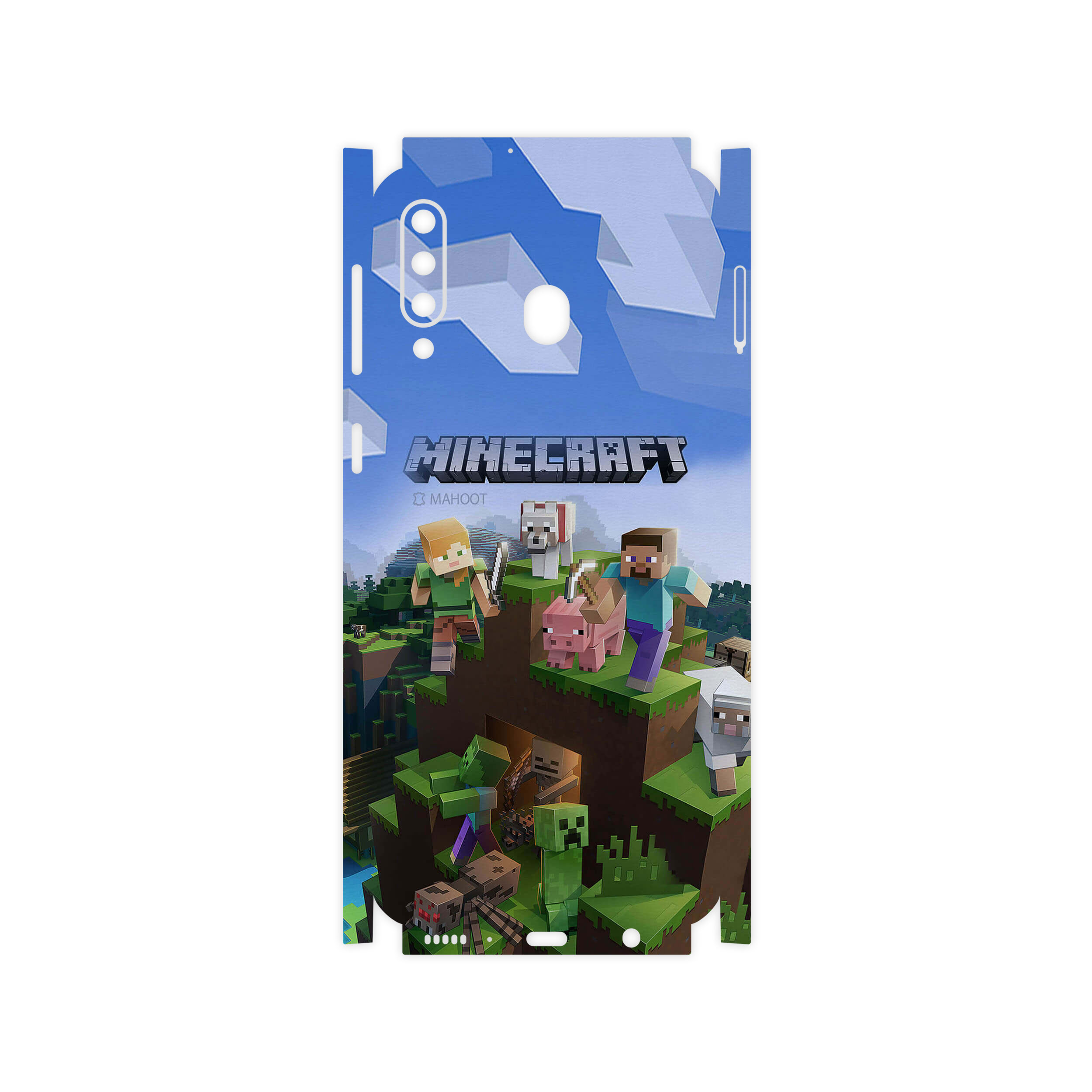 برچسب پوششی ماهوت مدل Minecraft-Game-FullSkin مناسب برای گوشی موبایل سامسونگ Galaxy M30