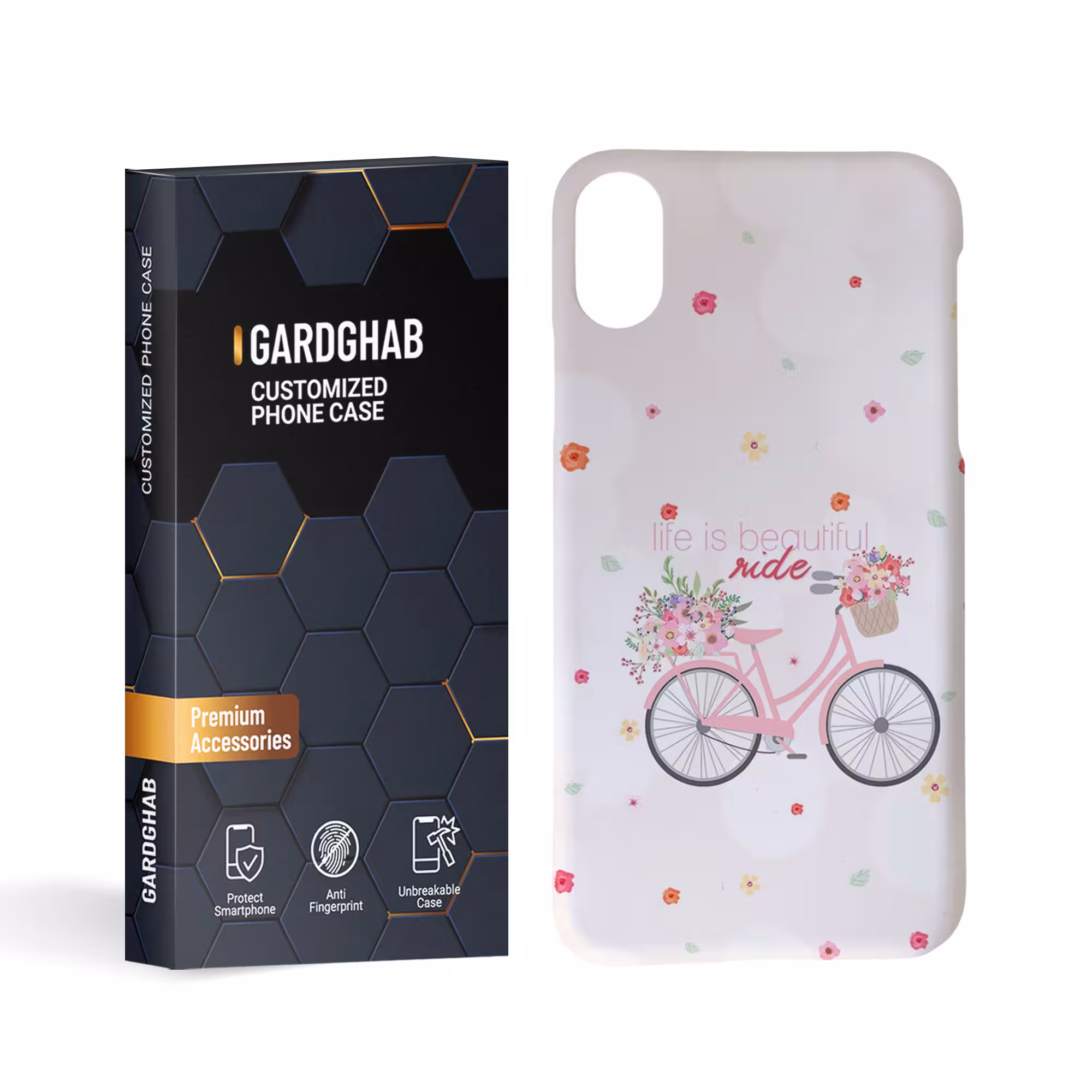 کاور گارد قاب مدل دخترانه مناسب برای گوشی موبایل اپل iphone x xs