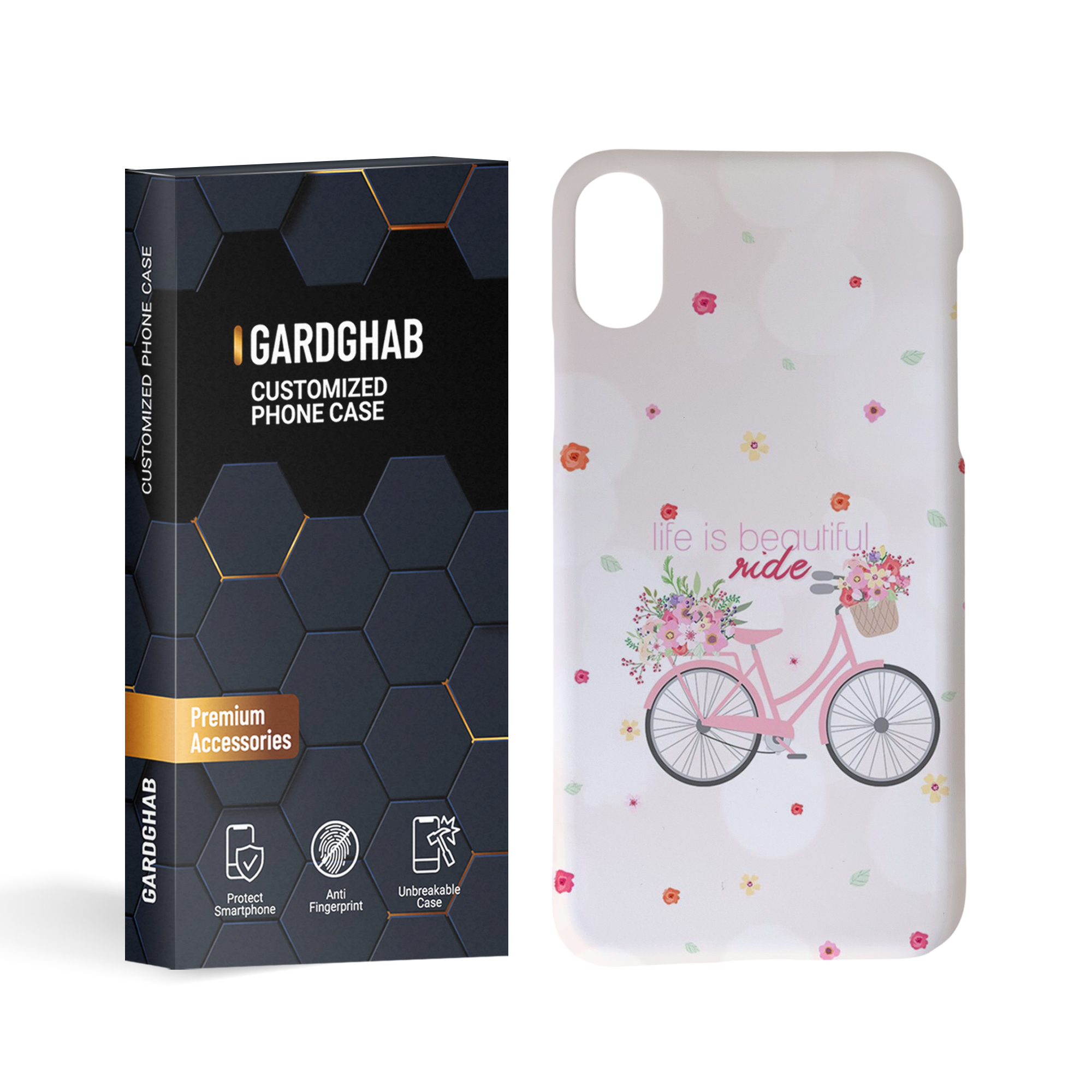       کاور گارد قاب مدل دخترانه مناسب برای گوشی موبایل اپل iphone x / xs