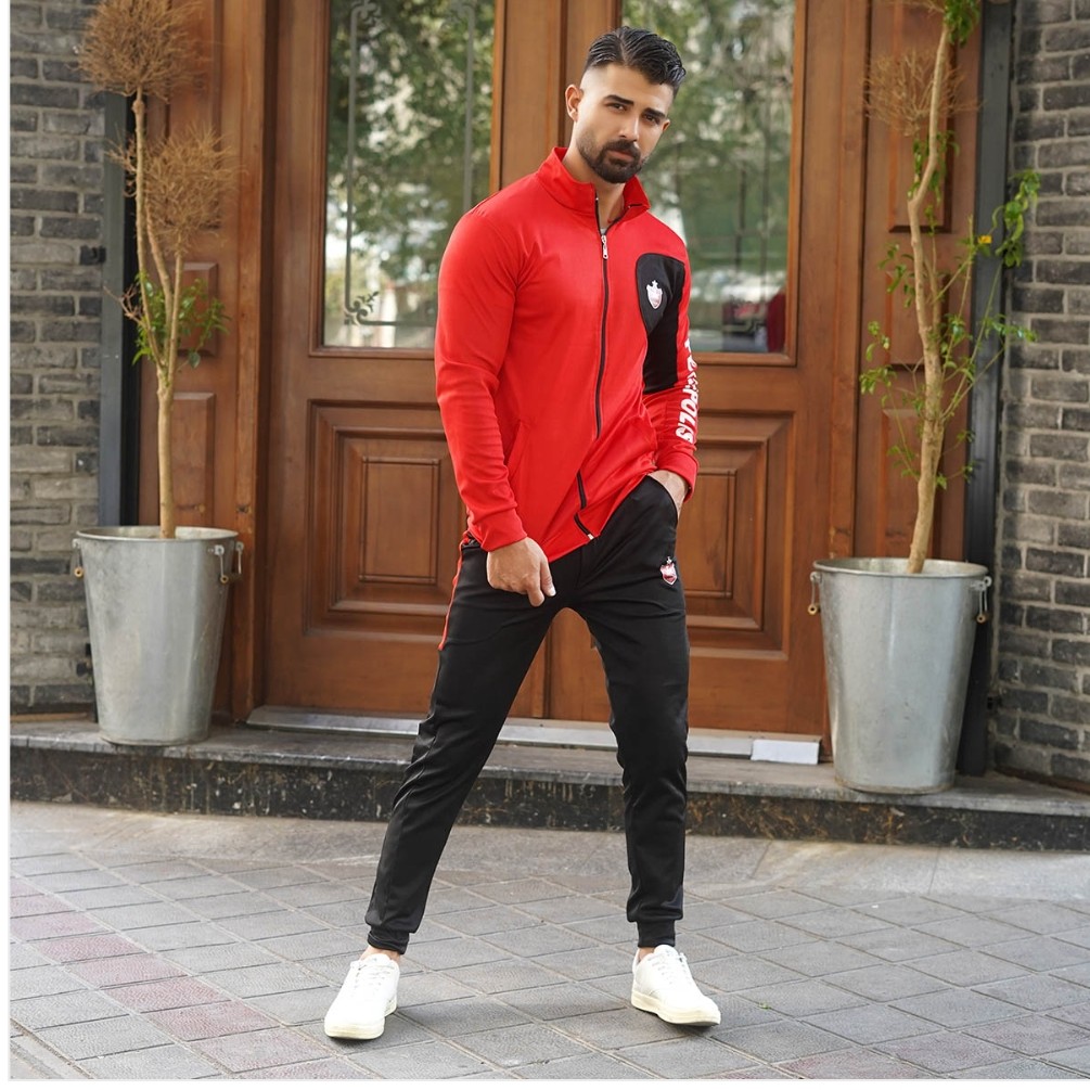 ست سوئیشرت شلوار پرسپولیس مردانه مدل RED ARMY